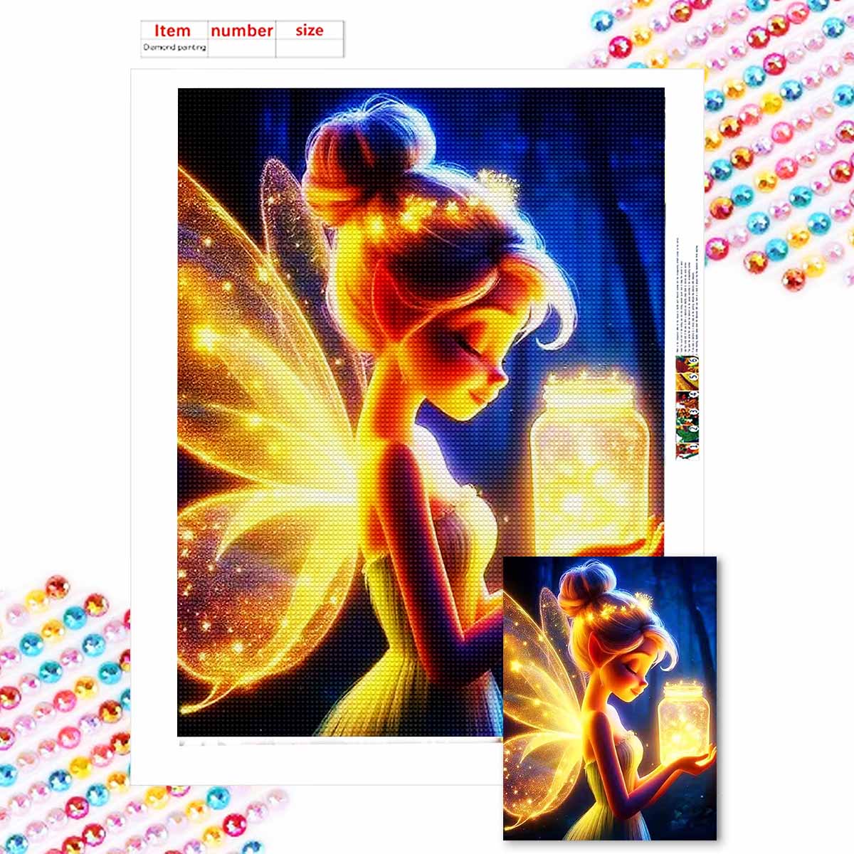 

Алмазная живопись своими руками Светящаяся бутылка Набор для вышивания крестом Мозаичное искусство Алмазная живопись Полный круг Алмаз Домашнее украшение Round 30x40cm