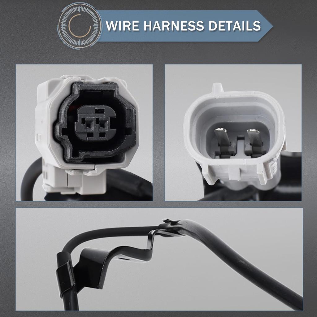 89516-0C040 ABS Wheel Speed Sensor Wire Harness Front Left Compatible with Toyota Tundra 2WD 4WD 2007-2021, Fit for Sequoia 2018-2022, Wire Skid