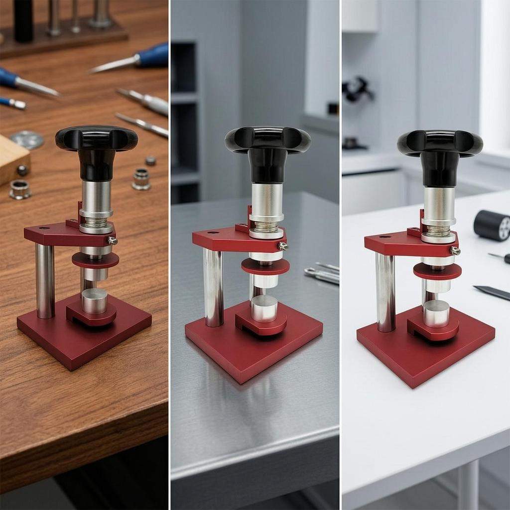 Watch Timepiece Back Pressing Tool Bench-Top for Workshops, Watchmakers