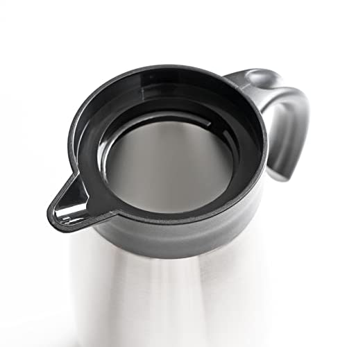 Pearl Metal HB-6024 Tabletop Pot, 1.5L, Stainless Steel, Insulated, for Hot and Cold Drinks