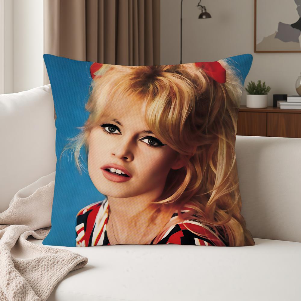 B-Brigitte B-Bardot-S Pillow Case Suitable For Bedrooms Living Rooms Cars Home Decoration