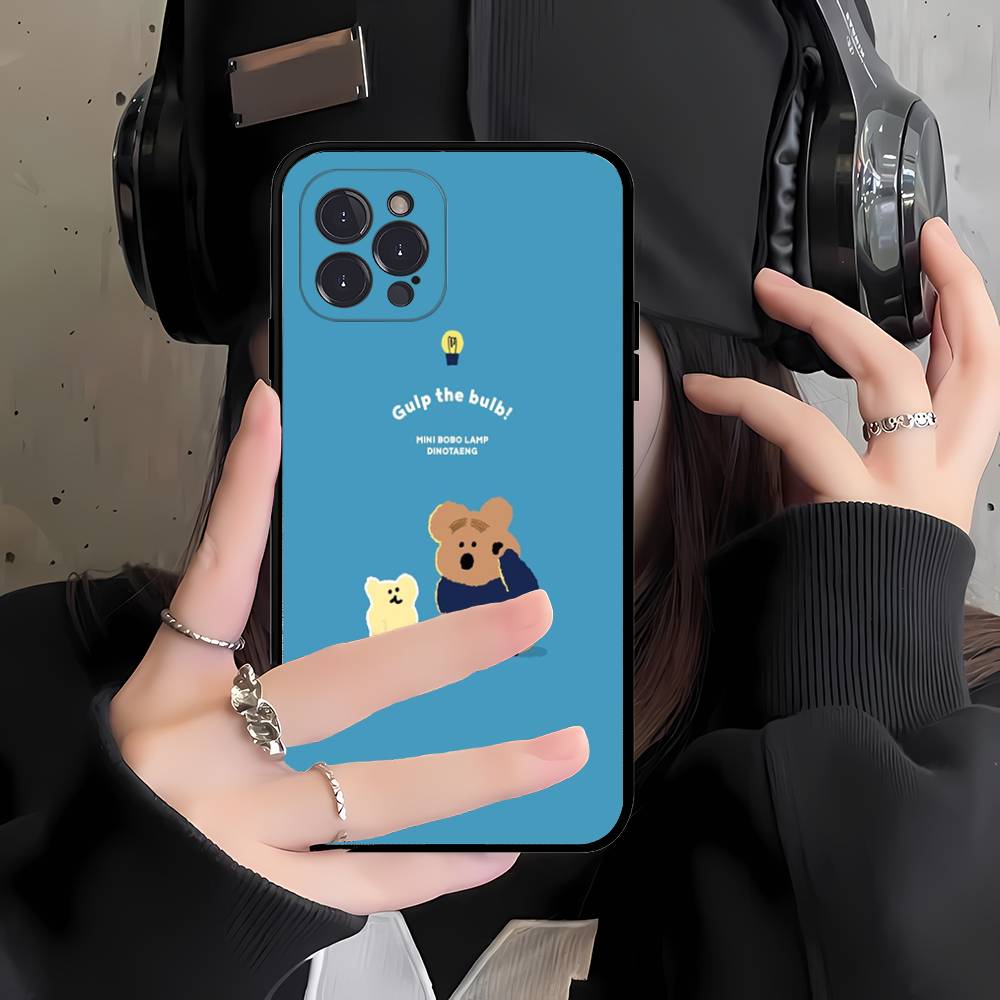 Cute Bear Quokkas For Iphone 17 16 15 14 11 12 13 Pro Max Plus Case Cute Art Phone Cover