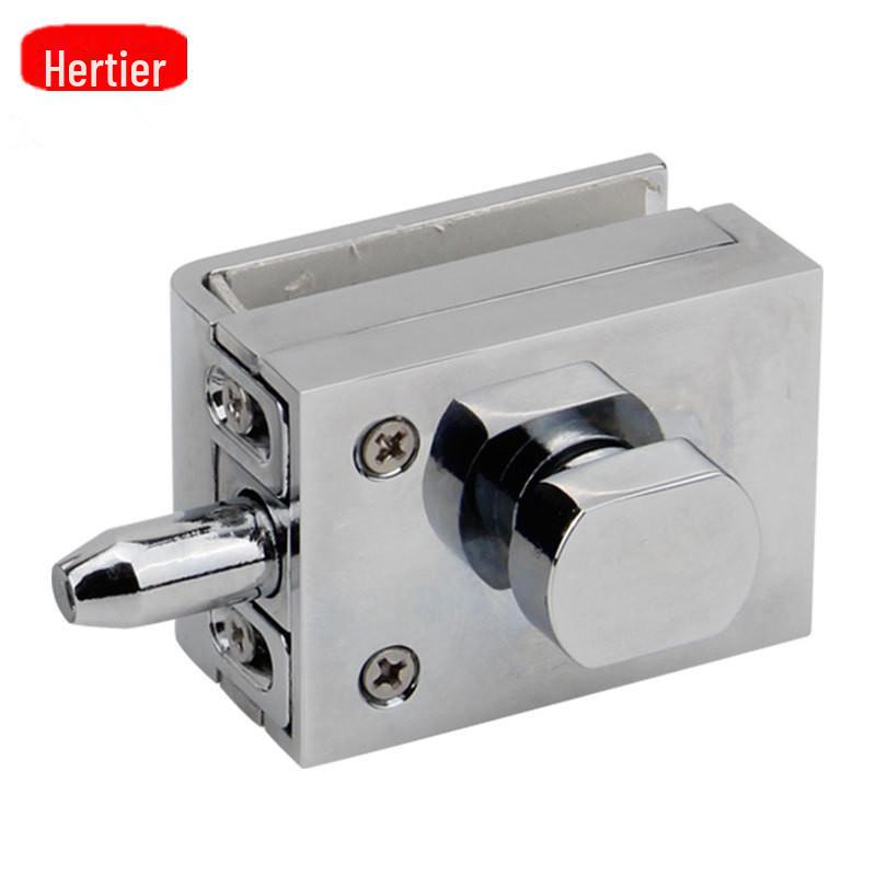 Încuietoare uși din sticlă - Încuietoare de podea cu o singură ușă pentru baie sau toaletă