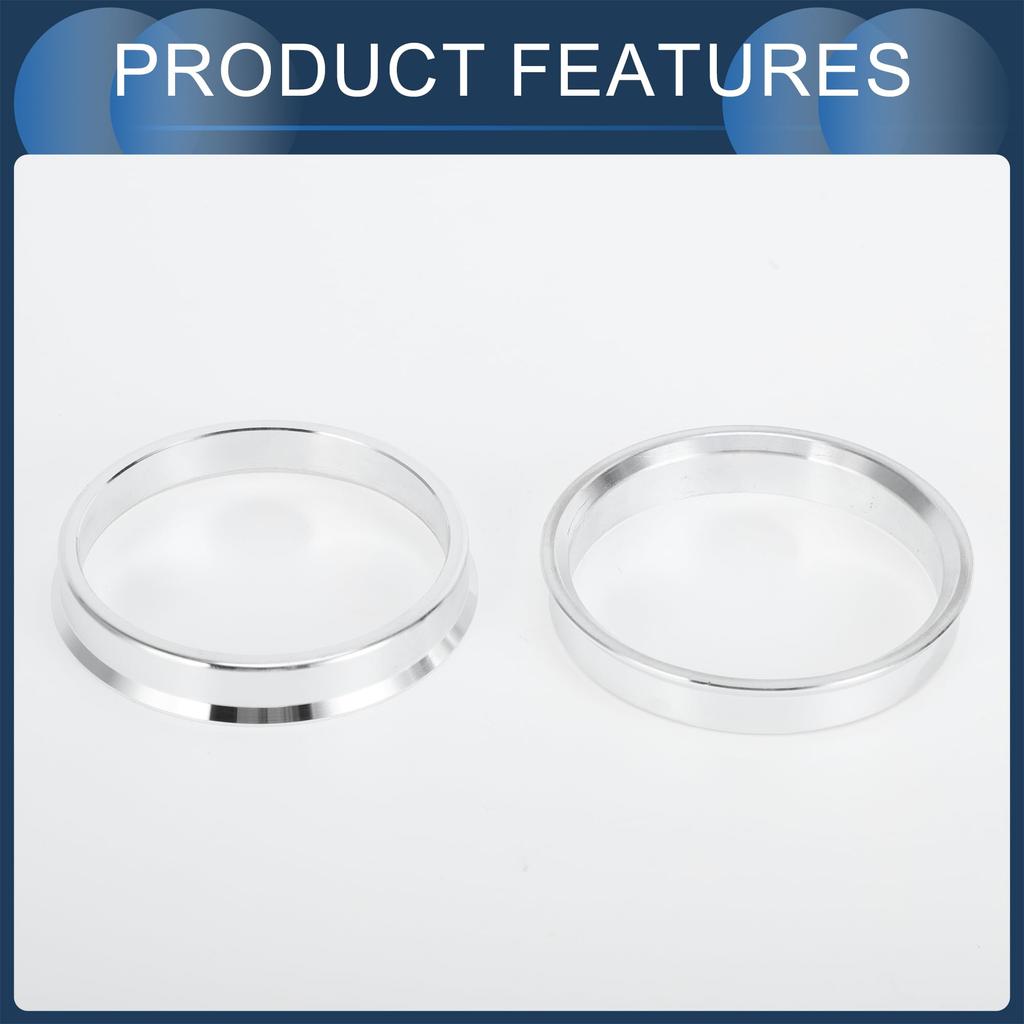 INFINAUTO Hub Centric Rings 54.1mm Inner to 60.1mm Outside Diameter Vehicle Wheel Hub Rings Aluminum Alloy 4pcs