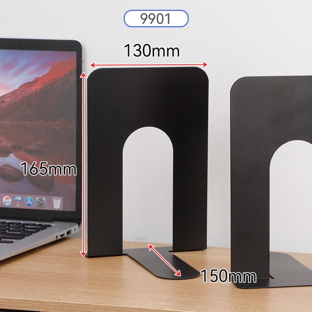 2pcs Heavy-Duty Book Stand L-Shaped Desktop Bookshelf High Quality Bookends  Students