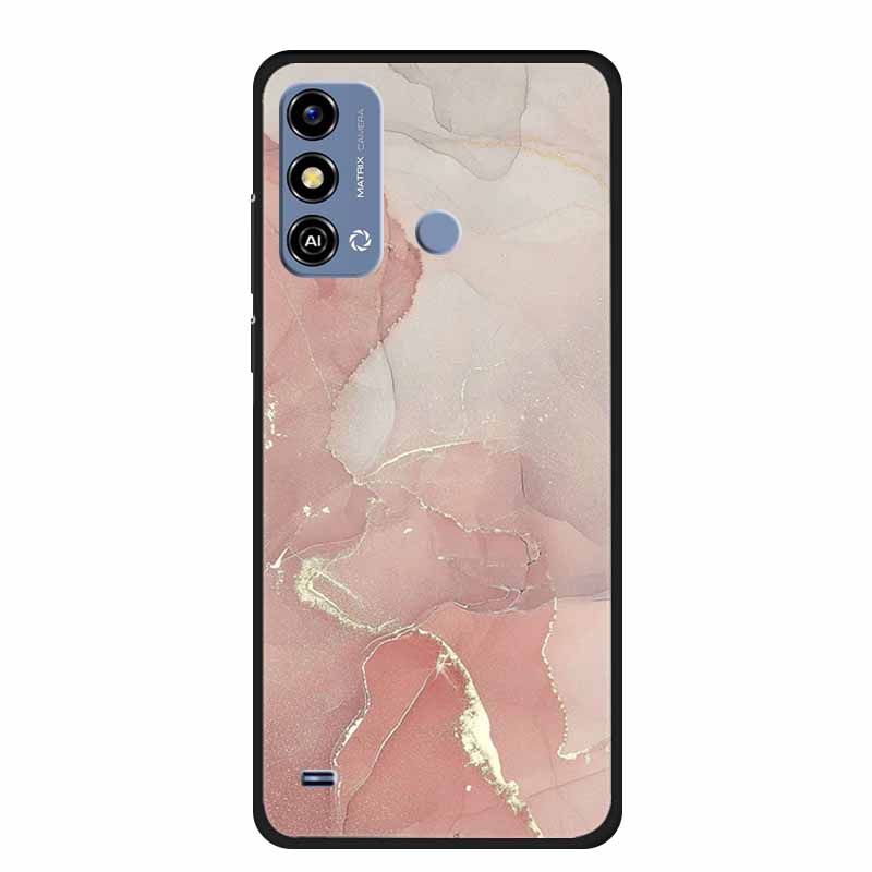 Soft Silicone Cover For ZTE Blade A53 / A53Pro / A53Plus Case Marble TPU Black Protector Case for ZTE Blade A53 Plus Cover Funda