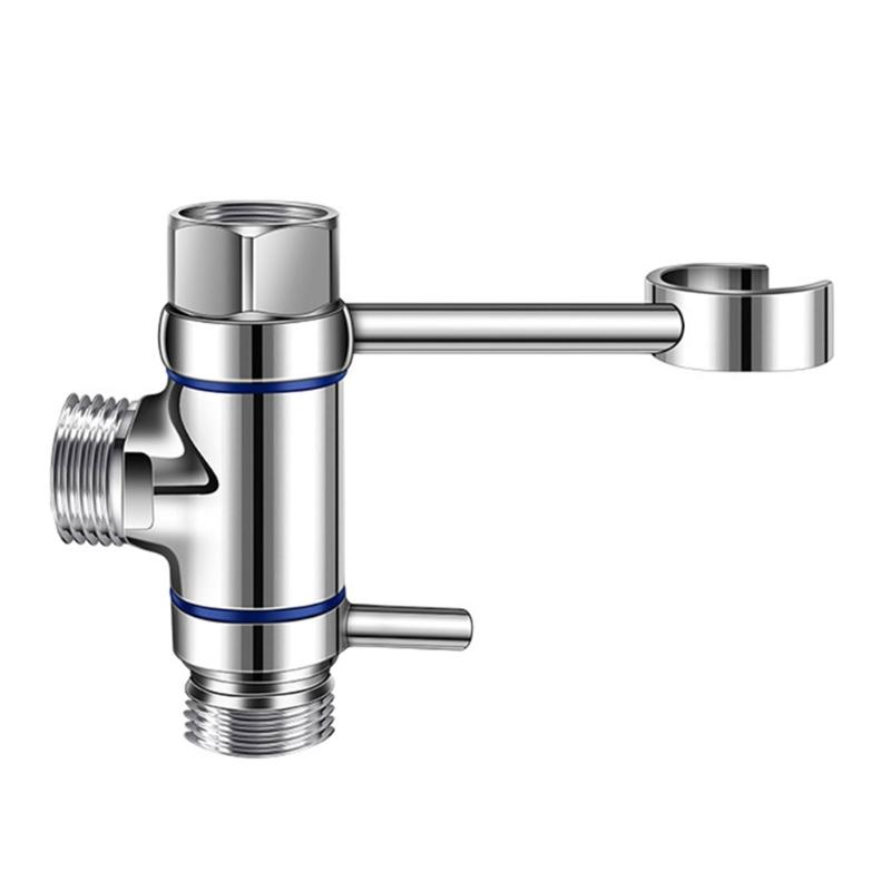 

Brass Bidet Sprayer Stand with Adjustable Angles easy installs Bidet Nozzle Support Multifunction for Small Space Bathrooms 1