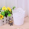 Hollow Flower Simplicity Brush Storage Pen Pencil Pot Holder Container Desk Organizer Gift