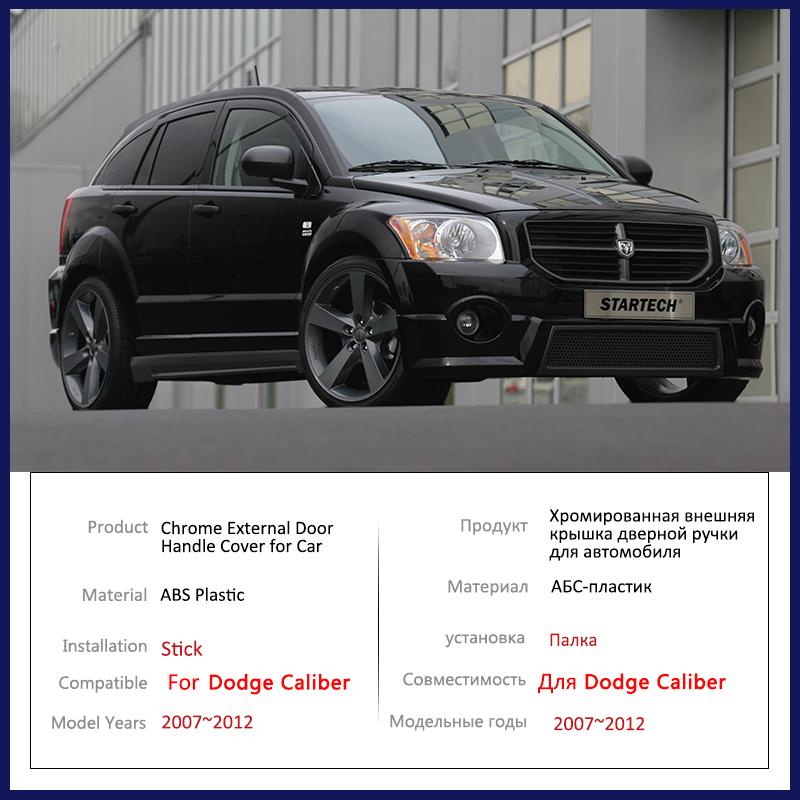 Carbon Fiber Smart Türgriff Abdeckung für Dodge Caliber 2007 2008 2009 2010 2011 2012 Auto Externe Zubehör Styling