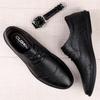 Fashion Men Dress Shoes Lace Up Genuine Leather Luxury Fashion Groom Wedding Shoes for Men Outdoor Luxury Italian Style Oxford Shoes