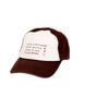 OURPOCKETS Thompson Village Check Check Two-Tone Ball Cap (Brown)