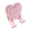 Heart Cell Phone Holder 3D Printed Love Heart Shaped Mobile Phone Stand Valentine's Day Gift for Home Office Desktop Decoration