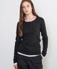AAU Henley Neck Ribbed Slim T-Shirt_Black