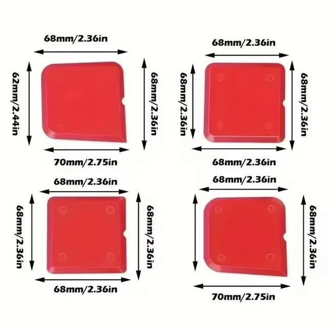 Sada nářadí na silikonové těsnění Spreader tmel Stěrka Škrabka na dlaždice Okna Odstranění okrajů spárovací hmoty Kuchyňské stavební nářadí