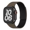 Compatible with Apple Watch Bands Series 1-11/Ultra 1-3/SE3 Lychee Pattern Soft Magnetic Silicone Strap.