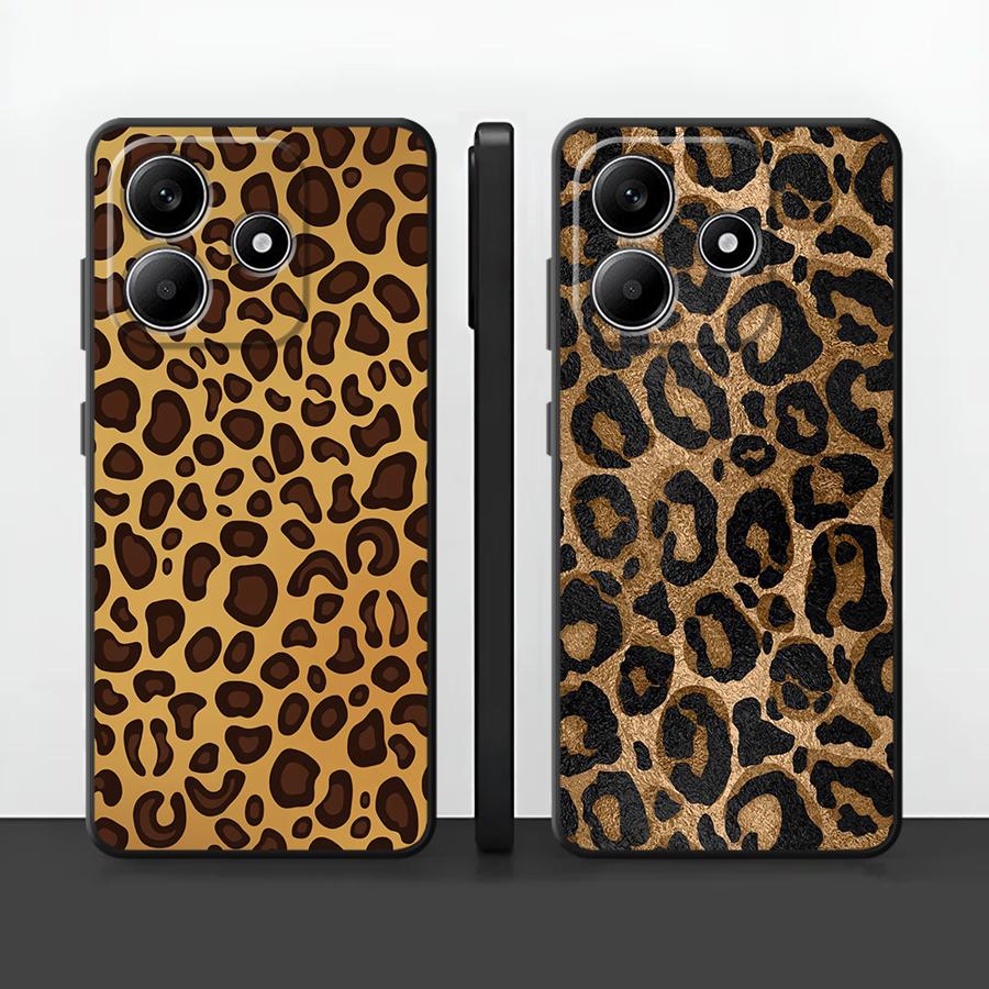 Retro Leopard Print Phone Cover Case for Xiaomi Redmi Note 14 13 Pro Plus 10 11S 14C A3 A1 A2 K80 K40 12 11 Pro A5 A4 12C 13C