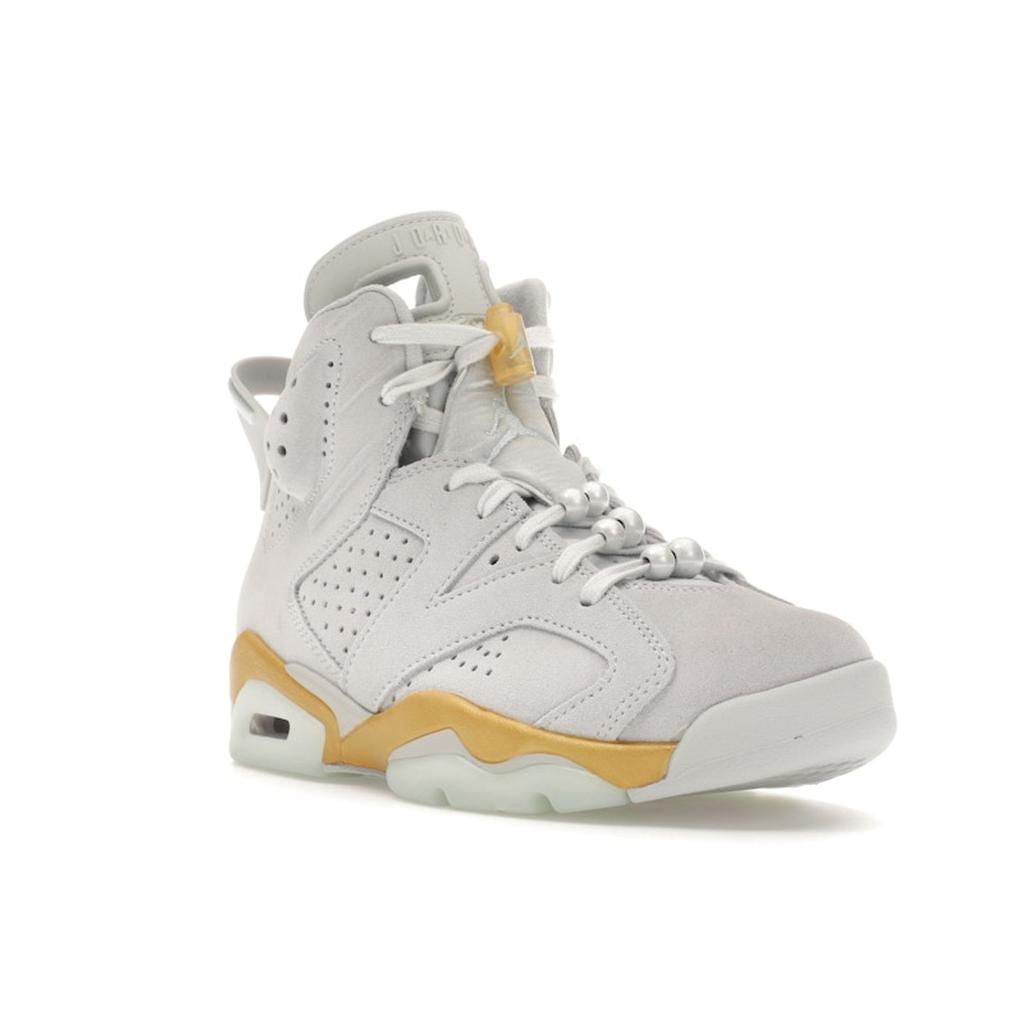 Air Jordan 6 Retro Craft Pearl Dámské tenisky Šedá Čistě-platinová Ledově-modrá DQ4914-074