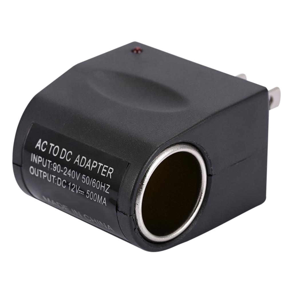 Wall Power AC to 12V DC Car Charger Cigarette Lighter Converter Adapter