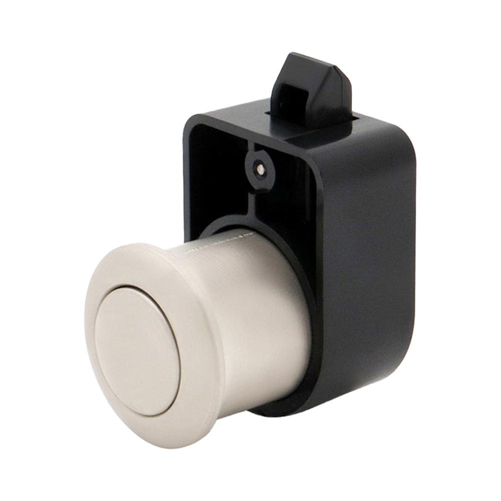 

Cabinet Lock Push Button Lock Alloy Pull Handle Plastic Materials Reliable Lock Sturdy Construction For Cabinets