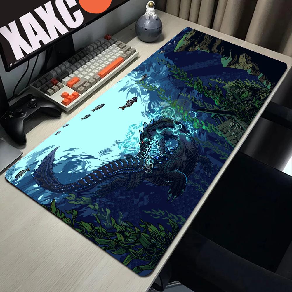 HD-Druck-Mauspad Spiel Monster Hunter Wilds Mauspad Natürlicher Gummi Tastatur Schreibtischmatte Computer-Gaming-Zubehör