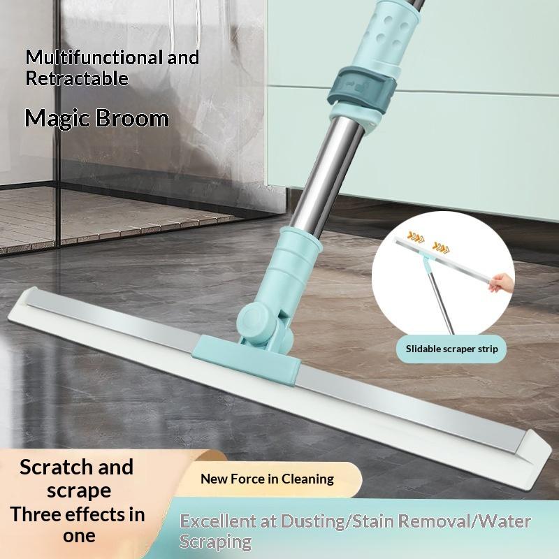 Silicone Wiper Squeegee Window Washing Multifunctional Household Home Floor Glass Scraper Hand-Push Mirror Cleaning Tools