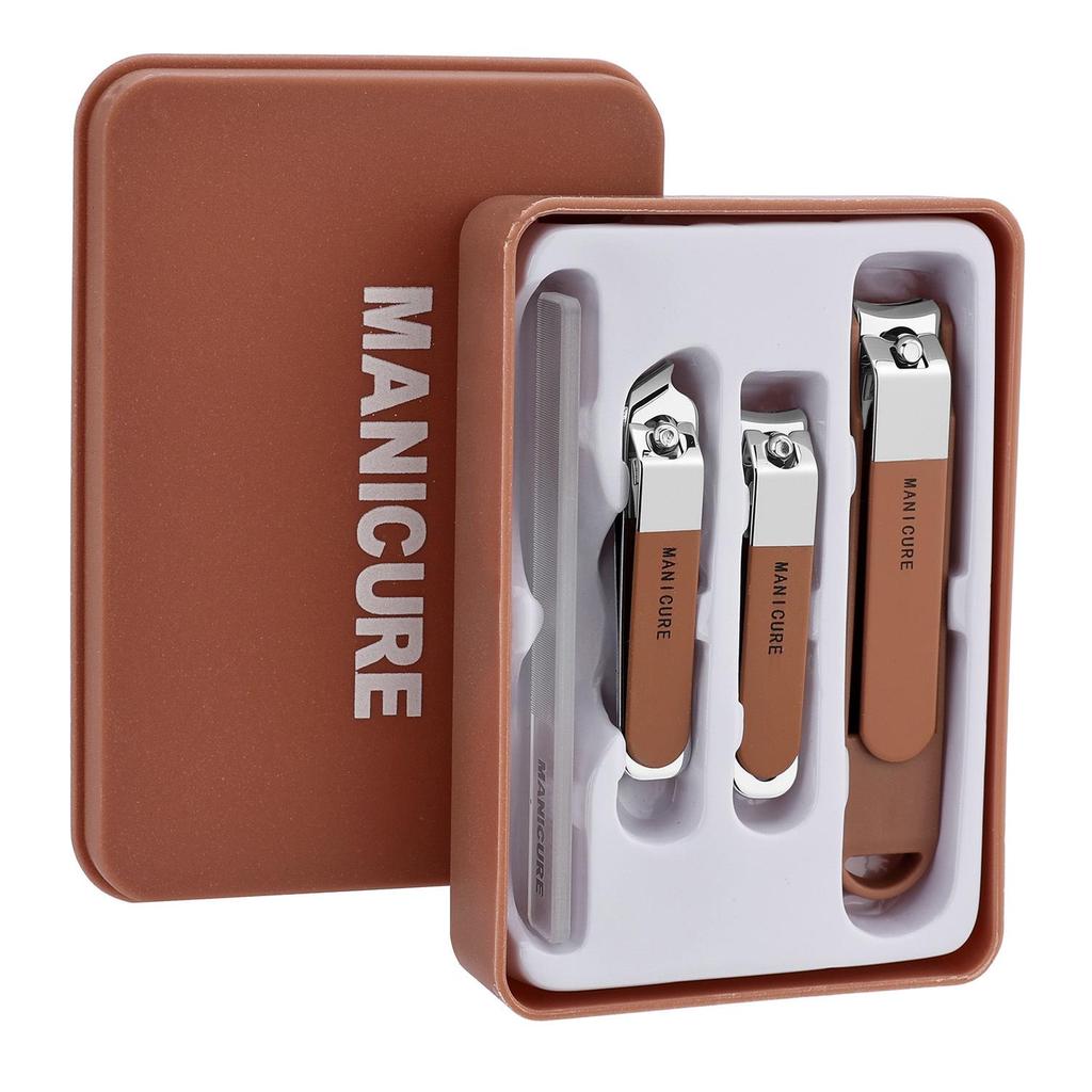 Portable Women's Nail Clipper Set: Angled Pliers with Gift Box for Home Use