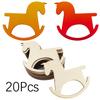 Wooden Horse Unfinished Crafts Wood Chip Decorations Suitable For Birthday Wedding Party Desktop Decoration Diy Painting Gifts