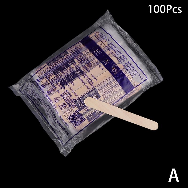 Medical Disposable Tongue Depressor For Oral Examination Children Oral Muscle Training Stick Depilation Spatula Wax Sticks