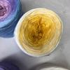 300g Organic Lace Cotton Blend Cake Roll Long Section Dyeing Yarn Hand-woven Shawl Scarf Skirt Hat Crochet Wool