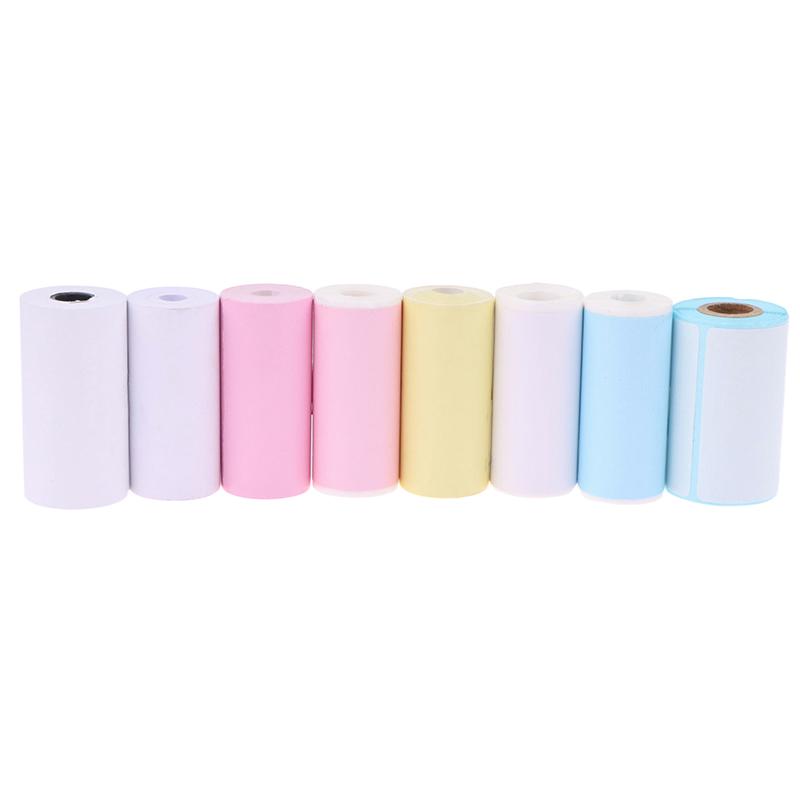 Mini Printer Paper Self-Adhesive Thermal Papers Hd Color Label Printers Photo Inkless Printing