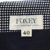 FOXEY Made In Japan Wool 7 Minutes Sleeve Knee-length Dress 40 Black Women Used