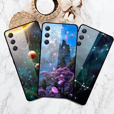 Sternenhimmel Gehärtetes Glas Handyhülle für Samsung A35 5G - Herren- & Damenmodelle