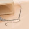 Exagération Collier ras-du-cou à anneau métallique Colliers réglables Ornement Bijoux de cou