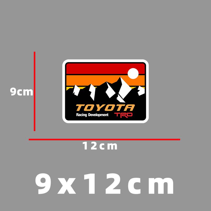 

Applicable TOYOTA Toyota Overbearing LC Land Tour FJ Retro Window Body Warning Sticker