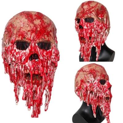1Pcs Halloween Scary Adult Bloody Zombie Face Latex Mask Dead Corpse Horror