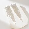 Super Flash Exquisite Korean Edition Evening Banquet High End Charm Earrings and Earrings Jewelry