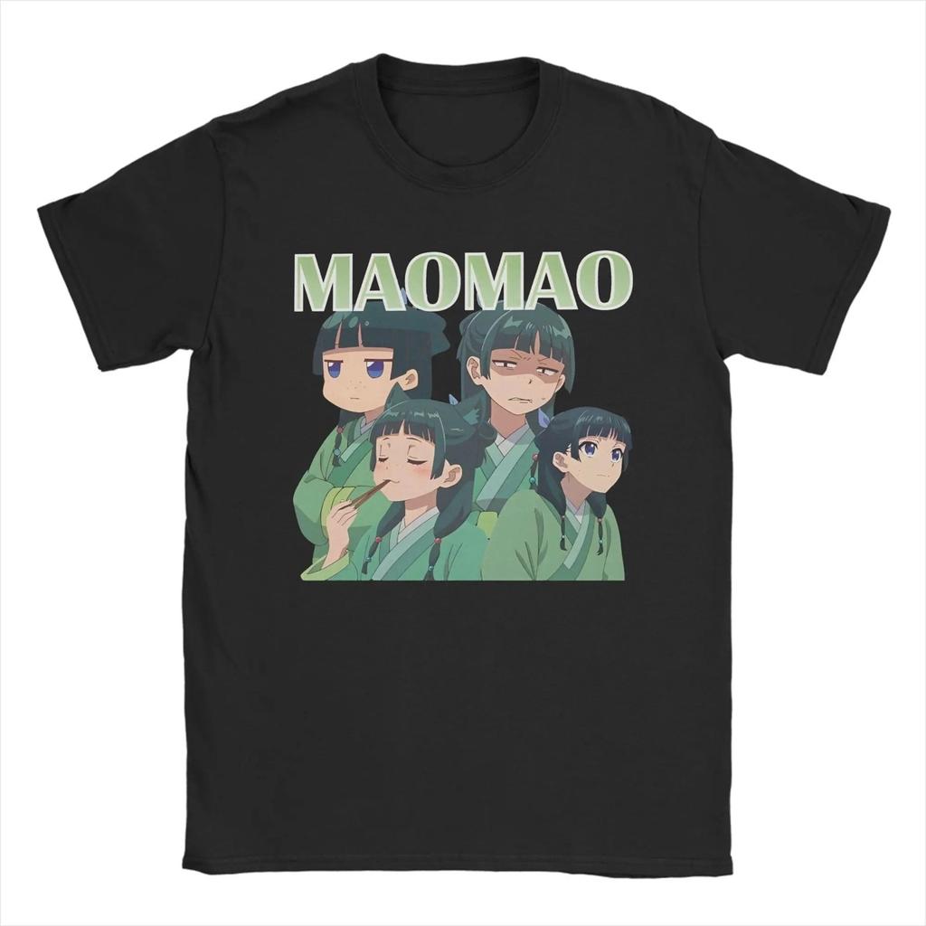 Maomao The Apothecary Diaries T-shirts Män Manga Anime Vintage 100% Bomull T-shirt O-hals Kortärmad T-shirt Tryckt merchandise