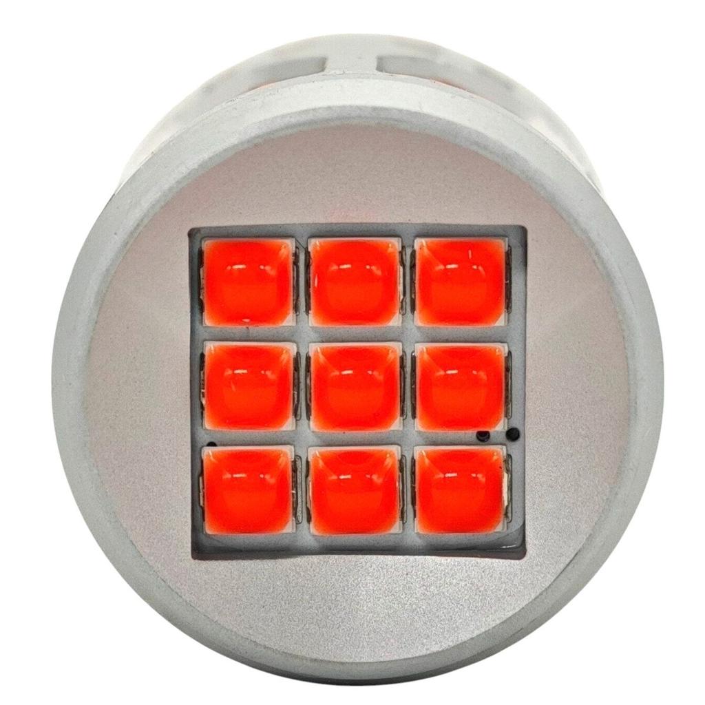 2 szt W21/5W żarówka LED 7443 10-50V bez błędu 2800lm czerwona Off-Road