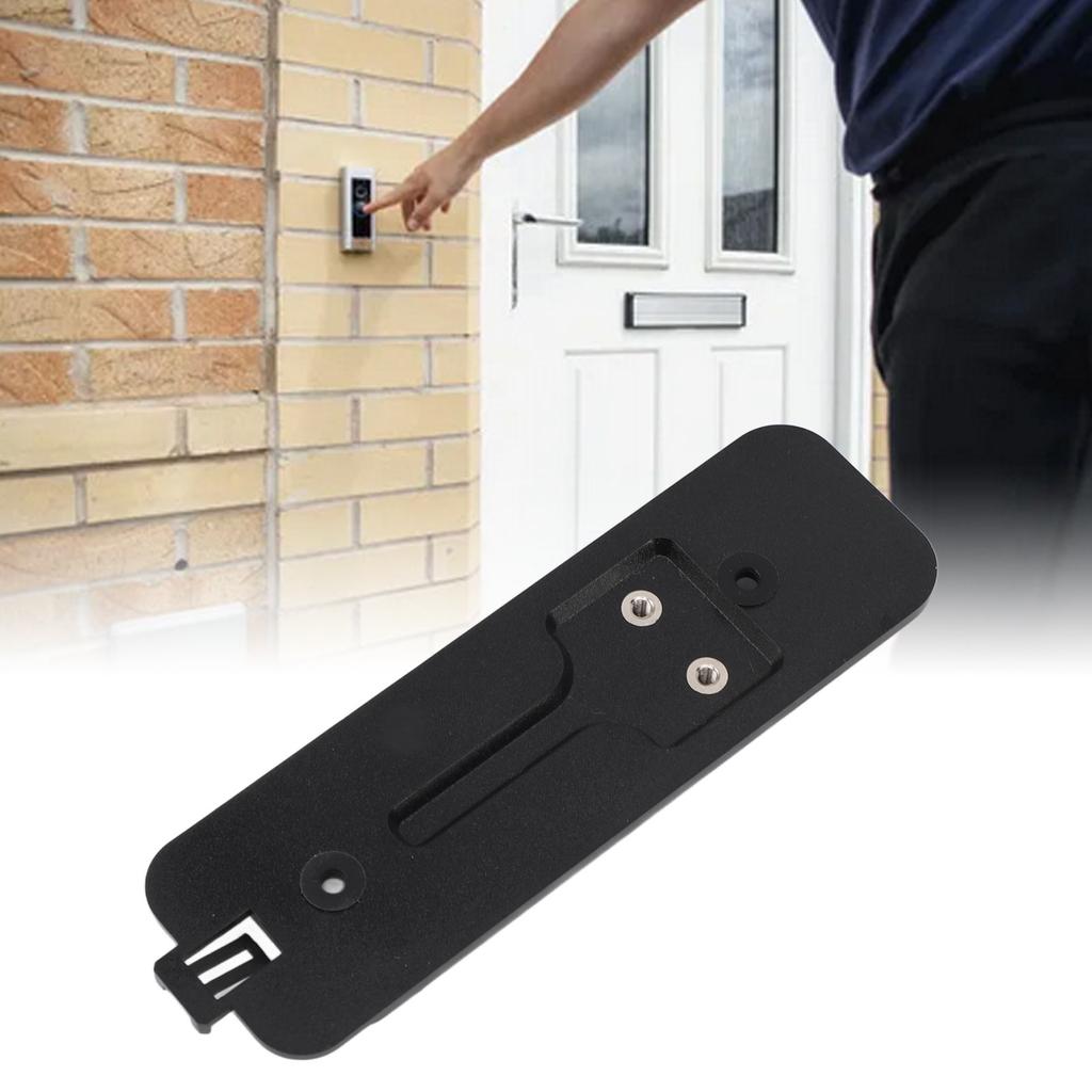 Backplate for   Video Doorbell Plastic Doorbell Back Plate Replacement Part with Mount Accessory