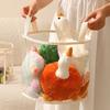 Transparent PVC Kids Toy Storage Bag with Handle - Large-Capacity Home Organizer for Toys, Books, Building Blocks & Sundries