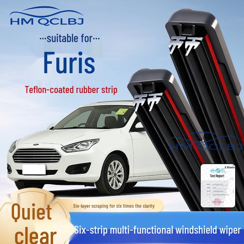 

Безкаркасна універсальна щітка склоочисника для Ford Escort - Багатофункціональна, Подвійна стрічка, 6-шарова конструкція Ford Everest 2016-2023