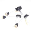 Gu10 Lamp Holder Ceramic Base And Terminal Block/Bridge W Cable And Insulating Sleeve For Gu10 Base Halogen Socke Gu10 Led Bulb