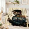 Adventure Beyond Story Printed Flannel Blanket Thick Soft Fleece Blanket For Living Room Sofa Balcony Home Decor Holiday Gift