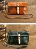 Johnature Echte Leder Damen Tasche Retro Handgemacht Weiches Rindsleder Mini Vielseitig Schulter Crossbody Tasche
