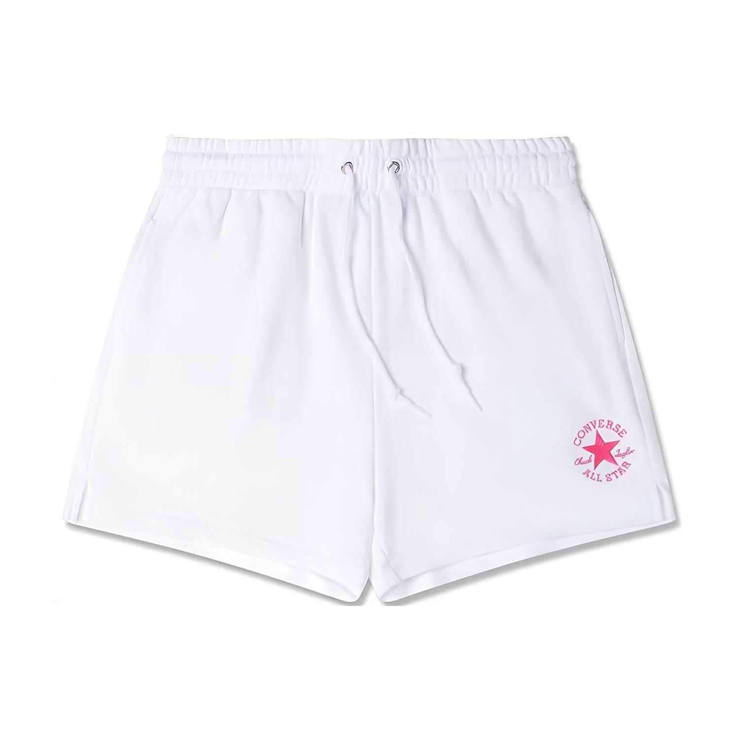 

New Converse Casual Shorts Women s White 10024778-A03 XL