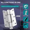 Silent Close Hydraulic Adjustable Hinge Folding Invisible Mounting Automatic Door Closing Device Furniture Fittings