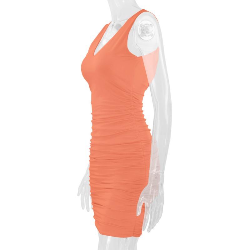 Damenmode Tasche Hüfte Sexy Kleid