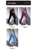 Colorful High-Waist Tummy Control Yoga Leggings with Pocket for Women 