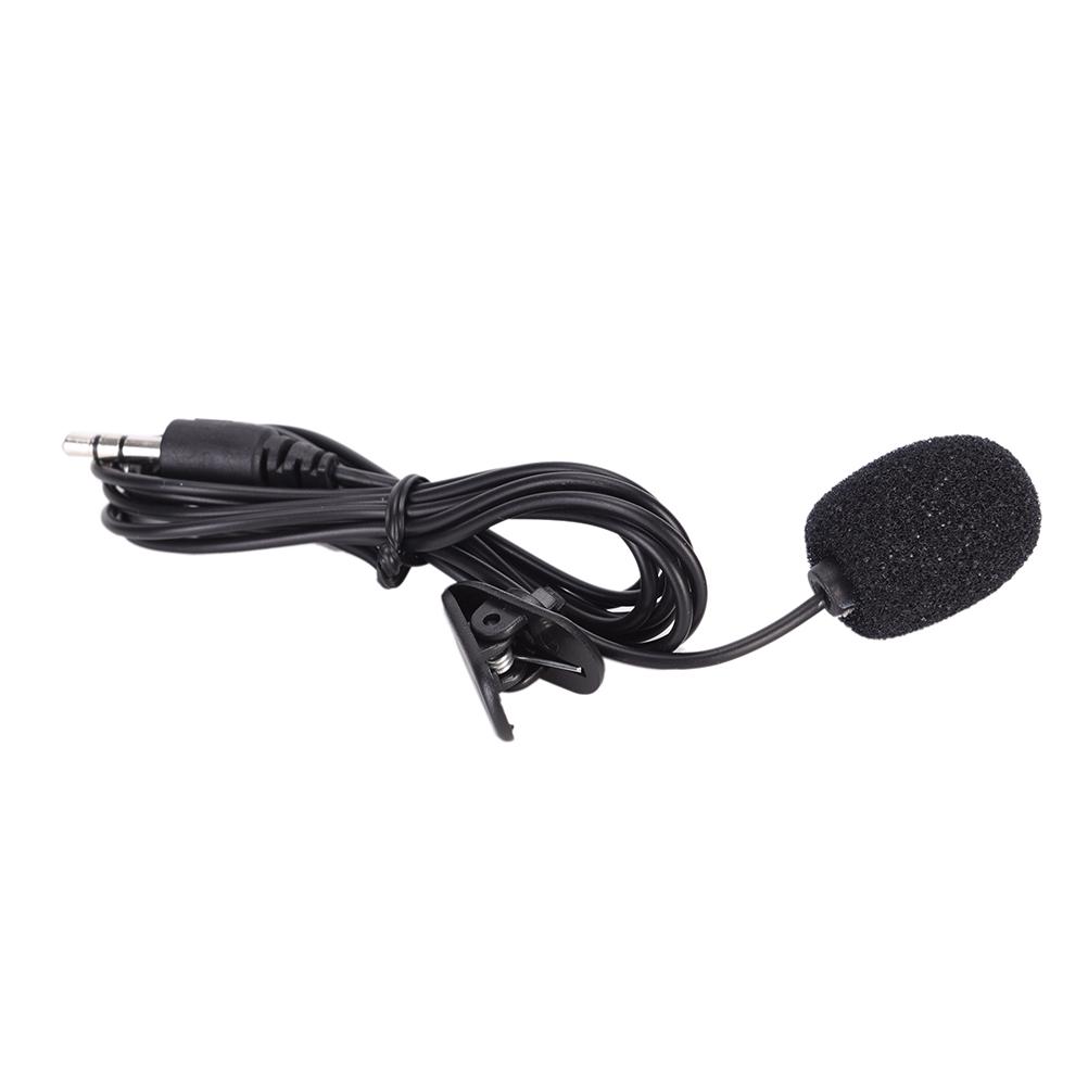 Portable 3.5mm Mini Headset Microphone Lapel Lavalier Clip Microphone For PC Laptop Lound Speaker