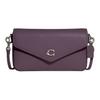 Wyn 21 Snap Closure Detachable Shoulder Strap Envelope Bag Women Shoulder Bag Deep-Purple C8439-03V0G